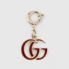 Gucci Double G Bag Charm In Gold