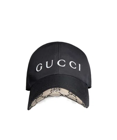 Gucci Double G Baseball Hat In Black