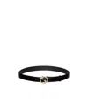 Gucci Belt With Interlocking G Buckle In Black