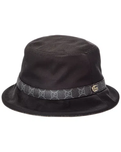 Gucci Double G Cotton Hat1 In Brown