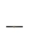 Gucci Gg Marmont Leather Belt In Black