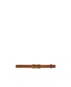 Gucci Double G Buckle Belt In Brown