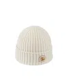 Gucci Double G Cashmere Beanie In White
