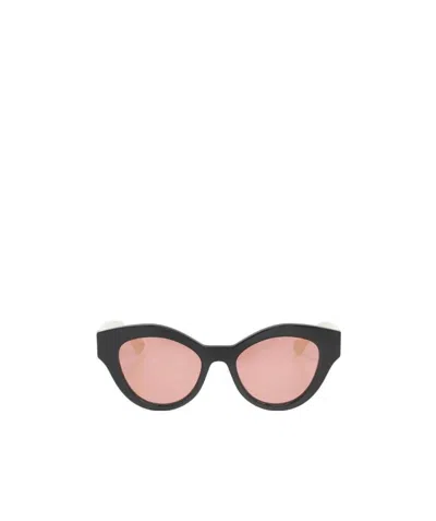 Gucci Double G Cat-eye Frame Sunglasses In Pink