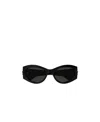 Gucci Gg Corner Cat Eye Sunglasses In Black