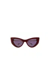 Gucci Double G Cat-eye Sunglasses In Purple