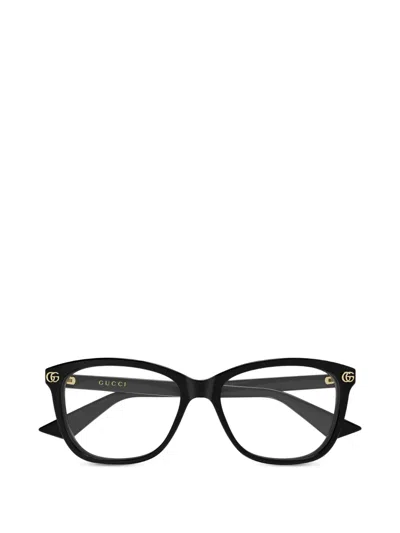 Gucci Gg1817o Linea Emblem 003 Black Pink Glasses