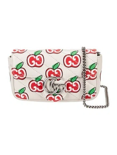 Pre-owned Gucci Double G Clutch In Neutral