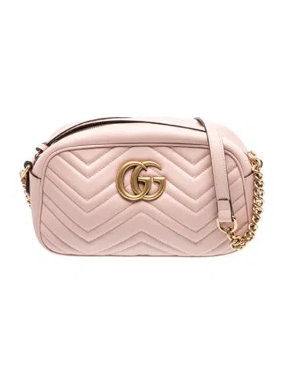Pre-owned Gucci Double G Clutch In Pink