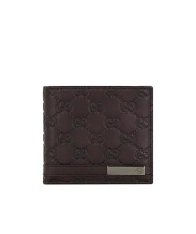 Gucci Double G-decorated Wallet In Black