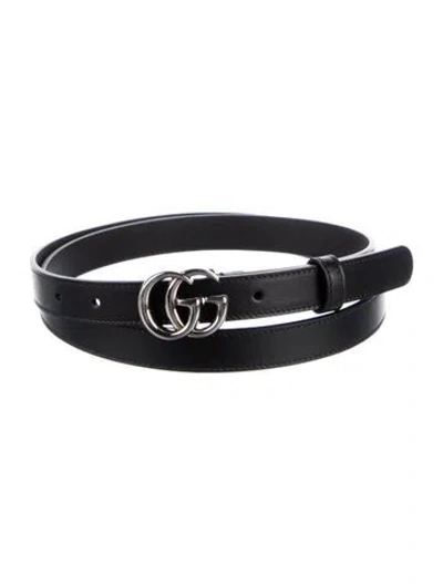 Pre-owned Gucci Double G Double G Logo Belt Kit W/ Tags In Black