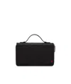 Gucci Double G Embossed Purse In Black