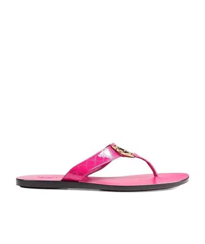Gucci Double G Embossing Cool Drag In Pink