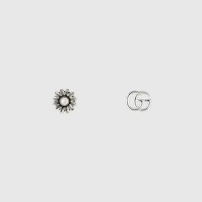 Gucci Japan Exclusive Double G Flower Stud Earrings In Undefined