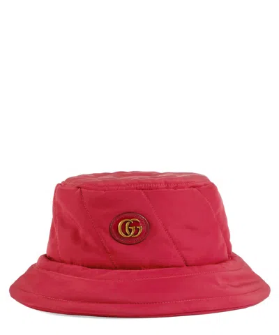 Gucci Double G Hat In Red