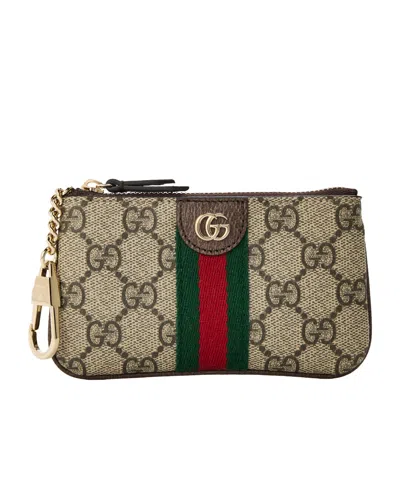 Gucci Double G Key Case In Purple