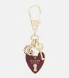 Gucci Heart-shaped Keychain In Gold