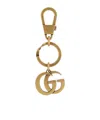Gucci Double G Keychain In Nude