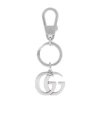 Gucci Double G Keychain In White
