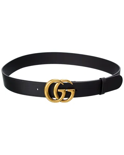 Gucci Double G Leather Belt