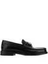 Gucci Marmont Gg Loafers In Black