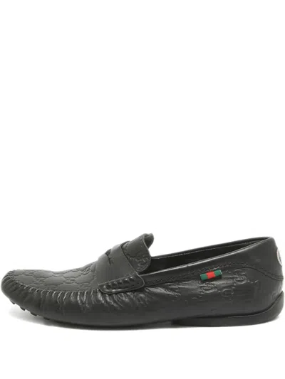 Pre-owned Gucci Double G Loafers