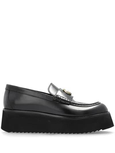 Gucci Double G Loafers In Black