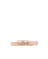Gucci Double G Logo-buckle Belt In Pink