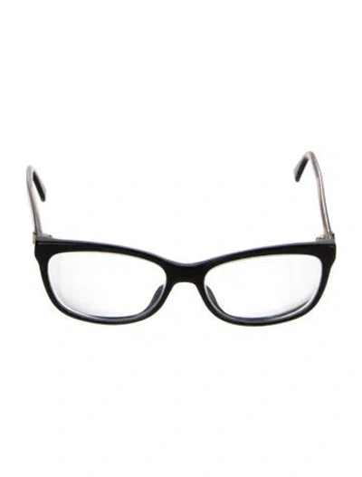 Pre-owned Gucci Double G Logo Cat-eye Eyeglasses In Multi