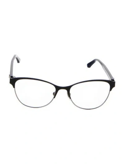 Pre-owned Gucci Double G Logo Wayfarer Eyeglasses In Multi