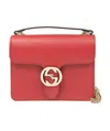 Gucci Double G Logo Woc In Red