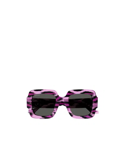 Gucci Double-g Oversize-frame Sunglasses In Black