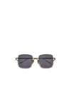 Gucci Double G Oversized-frame Sunglasses In Gray