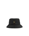 Gucci Double G-patch Quilted Bucket Hat In Black