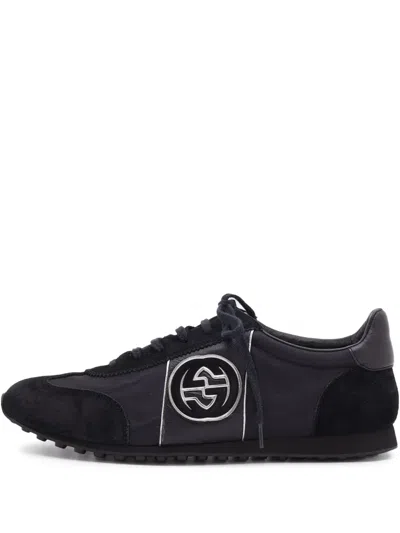 Pre-owned Gucci Double G-patch Sneakers