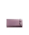 Gucci Double G Pattern Wallet In Purple
