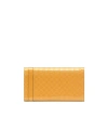 Gucci Double G Pattern Wallet In Yellow