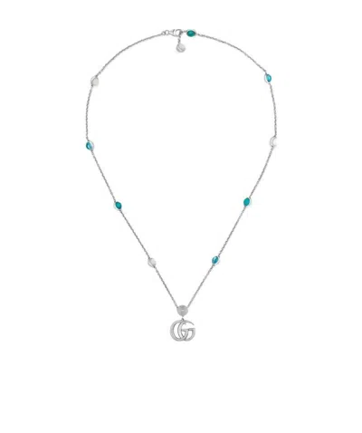 GUCCI DOUBLE G PENDANT NECKLACE