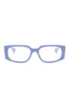 Gucci Gg Brille Mit Eckigem Gestell In Purple