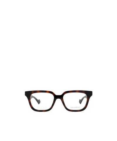 Gucci Double-g Rectangle-frame Glasses In White
