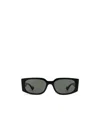 Gucci Double G Rectangle-frame Sunglasses In Gray