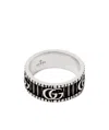 Gucci Double G Ring In Metallic