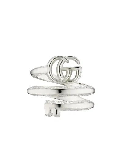 Gucci Double G Ring In White