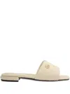 Gucci Double G Sandals In Neutral