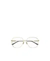Gucci Double G Square-frame Glasses In Yellow