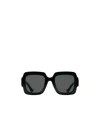 Gucci Square-frame Double G Sunglasses In Black