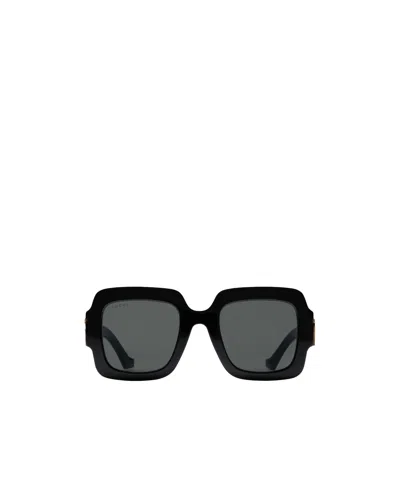 GUCCI GUCCI EYEWEAR SQUARE FRAME SUNGLASSES