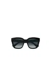 Gucci Double-g Square-frame Sunglasses In Black