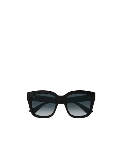 Gucci Double-g Square-frame Sunglasses In Black
