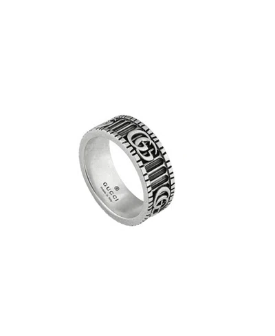 GUCCI DOUBLE G STERLING SILVER RING